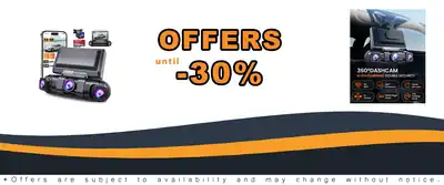 ENLIK 360 Dash Cam 4 Channel 2K+1080P Car Camera